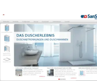 Ronal-Duschen.de(SanSwiss Ronal Group) Screenshot