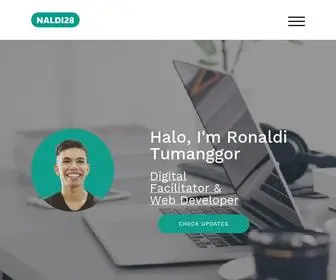 Ronalditumanggor.com(Ronaldi Tumanggor Website) Screenshot