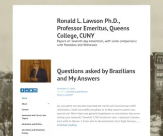 Ronaldlawson.net(Papers on Seventh) Screenshot