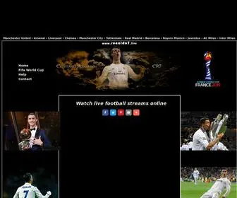 Ronaldo7.live(Watch Live Football Streams Free) Screenshot