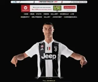 Ronaldo7.net(Cristiano Ronaldo) Screenshot