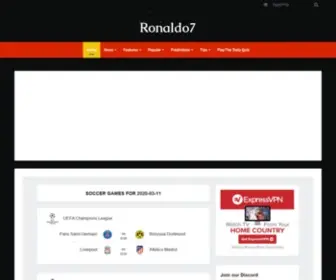 Ronaldo7.network(Football stream rojadirecta) Screenshot