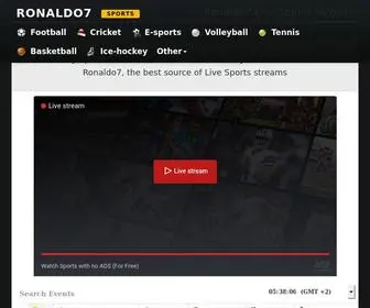 Ronaldo7.soccer(Ronaldo7 Sports Live Streams) Screenshot