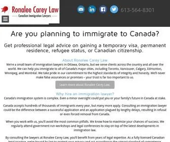 Ronaleecareylaw.ca(Ronalee Carey Law) Screenshot