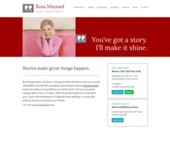 Ronamaynard.com(Rona Maynard. Rona Maynard) Screenshot