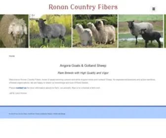 Ronanfibers.com(Ronan Country Fibers) Screenshot