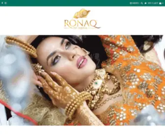 Ronaqbyheena.com(RONAQ by Heena) Screenshot