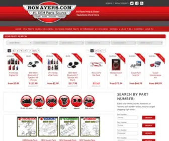 Ronayers.com(Online Shopping Motorsports Parts) Screenshot