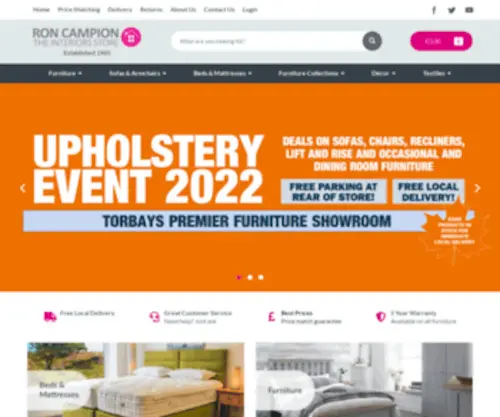 Roncampion.co.uk(Ron Campion) Screenshot