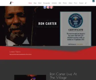 Roncarter.net(Ron Carter) Screenshot