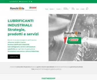 Ronchi-ILS.it(Lubrificanti industriali strategie e prodotti) Screenshot