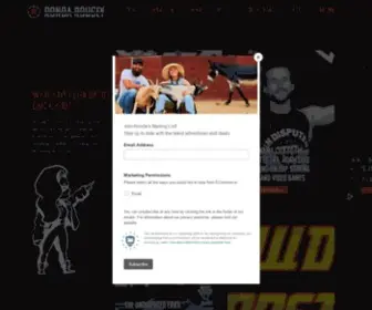 Rondarousey.com(The Official Site of the WWE and UFC Champ) Screenshot