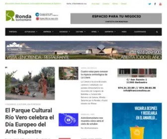 Rondasomontano.com(Ronda Somontano) Screenshot