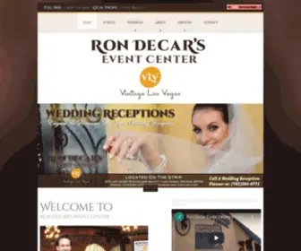 Rondecarseventcenter.com(Wedding Receptions) Screenshot