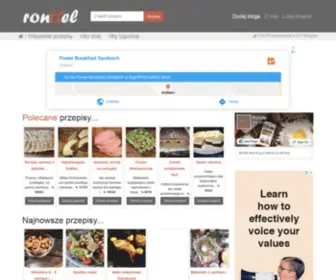 Rondel.pl(Przepisy kulinarne w jednym miejscu) Screenshot