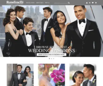 Rondinellituxedo.com(Rondinelli Tuxedo Company) Screenshot