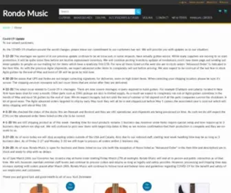 Rondomusic.com(Rondo Music) Screenshot