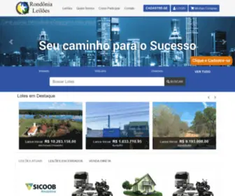 Rondonialeiloes.com.br(Rondônia Leilões) Screenshot