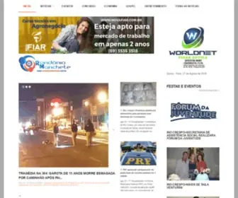 Rondoniamanchete.com.br(Rondônia Manchete) Screenshot