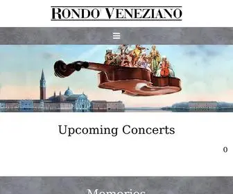 Rondoveneziano.com(Rondò Veneziano) Screenshot