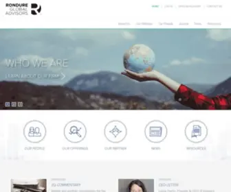 RondureGlobal.com(Rondure Global Advisors) Screenshot