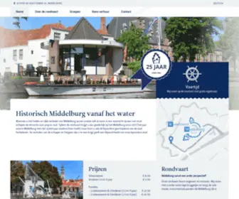 Rondvaartmiddelburg.nl(Rondvaart Middelburg) Screenshot