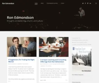 Ronedmondson.com(Leadership, Church, and Culture) Screenshot