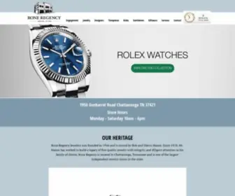 Roneregency.com(Diamonds, Engagement Rings, Jewelry & Watches) Screenshot