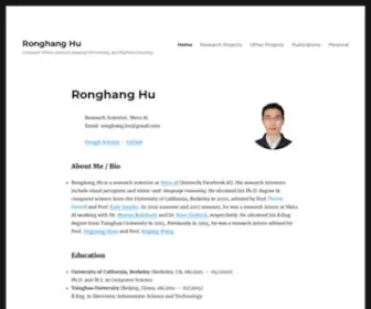Ronghanghu.com(Computer Vision) Screenshot
