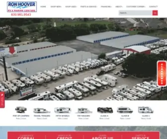 Ronhooversanantonio.com(Ron Hoover RV located in San Antonio) Screenshot