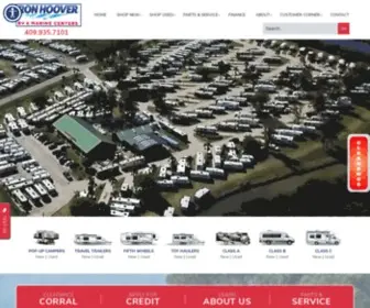 Ronhooversouthhouston.com(Ron Hoover RV and Marine) Screenshot