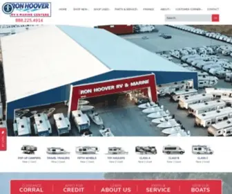 Ronhooverwesthoustonrvs.com(Ron Hoover RV & Marine) Screenshot