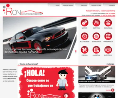 Ronicentroautomotriz.com.mx(Roni Centro Automotriz) Screenshot