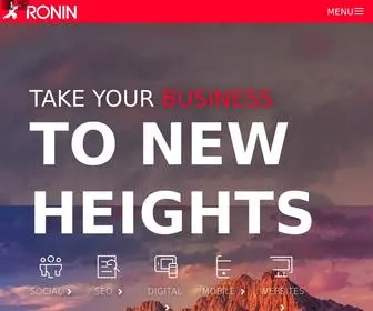 Ronin.com.au(Digital Marketing Agency Brisbane) Screenshot