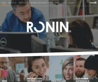 Ronin.com(Market Research) Screenshot