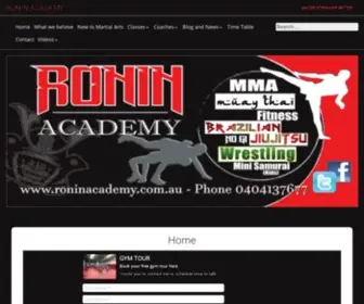 Roninacademy.com.au(Ronin Academy) Screenshot