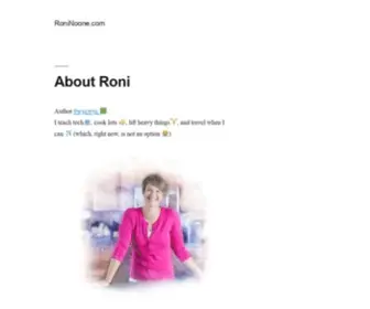 Roninoone.com(I teach tech) Screenshot