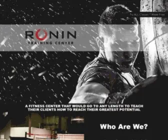 Ronintrainingcenter.com(Ronin Traing Center) Screenshot