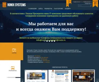 Ronix.ru(аутсорсинг) Screenshot