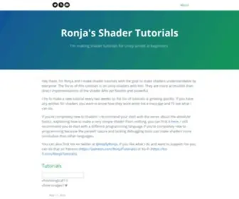 Ronja-Tutorials.com(Shader Tutorials by Ronja) Screenshot