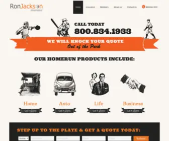 Ronjacksonins.com(Ron Jackson Insurance Agency) Screenshot