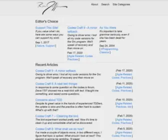 Ronjeffries.com(RonJeffries) Screenshot