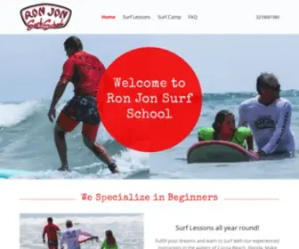 Ronjonsurfschool.com(Ron Jon Surf School) Screenshot
