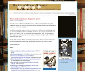 Ronkaplansbaseballbookshelf.com(Ron Kaplan) Screenshot