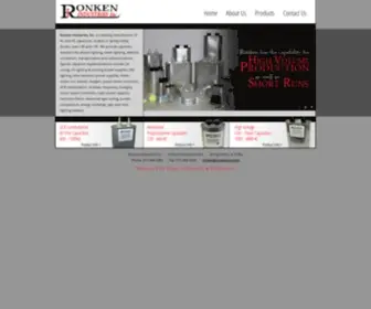 Ronkenind.com(Ronken Industries) Screenshot