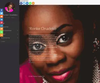 Ronkeonadeko.com(Ronke Onadeko) Screenshot