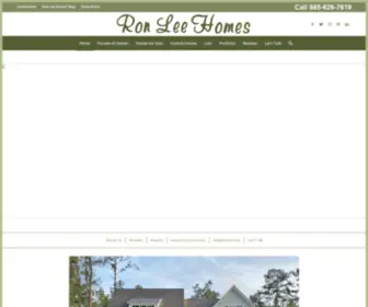 Ronleehomes.com(Welcome Home) Screenshot