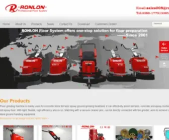 Ronlonfloorsystem.com(Floor Grinder) Screenshot