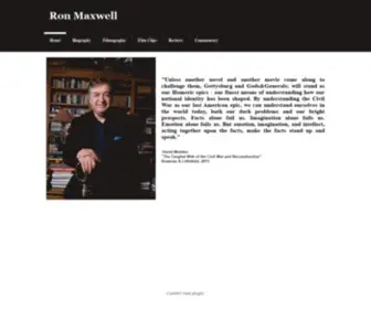 Ronmaxwell.com(Ron Maxwell) Screenshot