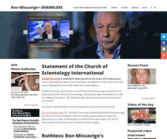 Ronmiscavigebook.com(Ron) Screenshot